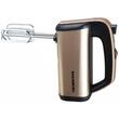 Mixer de Mana HAUSBERG HB-4201AU, 5 viteze, Motor din cupru, 250W-400W, Carcasa Inox, Auriu