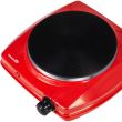 Plita electrica Hausberg HB-519RS, Rosu, 1 arzator, Putere 1500W, Termostat