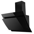 Декоративен аспиратор за вграждане Hausberg HB-1385, Абсорбционна мощност 650 mc/h, 60 см, Сензорно управление, Алуминиев филтър, Черен