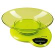 Cantar de bucatarie Hausberg HB-6015VR, 3kg, cu Bol din Plastic, Verde