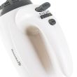 Mixer de mana Hausberg HB-4119AB, 5 viteze, putere 300W, motor de cupru, Alb