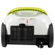 Прахосмукачка с торба Hausberg HB2080VR, 700W, Капацитет 1.5L, Бяла/Зелена