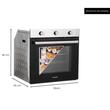 Pachet incorporabil Hausberg Cuptor electric HB-8053IN, 71L, Negru/Inox, Plita Incorporabila HB-555, Gaz, Inox, Hota incorporabila telescopica HB-1285NG, 420 m3/h, 2 motoare, 60 cm