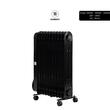 Calorifer electric cu ulei HAUSBERG HB-8925, 3 trepte, 1000-1500-2500 W, 11 elementi 110 mm x 580 mm, termostat reglabil, maner si rotite pentru o deplasare facila, indicator luminos functionare, negru
