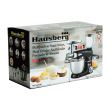 Robot de bucatarie multifunctional All-in-one Hausberg HB-7605, 1000 W, mixer/blender/tocat carne, Negru