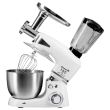 Robot de bucatarie multifunctional All-in-one Hausberg HB-7605AB, 1000 W, mixer/blender/tocat carne, Alb