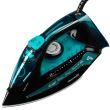 Ютия Hausberg HB-7898NG, керамична гладеща плоча, парна струя 18g/min, функция спрей 2000-2300W, черно/синьо