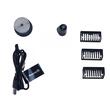 Set Barbierit 3 in 1 Hausberg HB-75GR, putere 5W, voltaj 3.7V, Negru-Gri