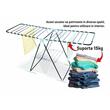 Uscator rufe Berro G97U din otel, 101 x 58 x 92 cm, pliabil, 20 m, suporta 15kg