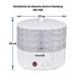 Deshidrator de alimente electric Hausberg HB-1150 ,Termostatul reglabil ,Putere 250 W, motor cupru