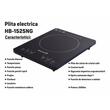 Plita cu inductie Hausberg HB-1525NG, 2000W, Touch control, o zona de gatit, Negru