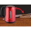 Чайник Hausberg HB-3608RS, 2200 W, 1.7 l, Неръждаема стомана, ЧЕРВЕН