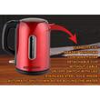 Чайник Hausberg HB-3608RS, 2200 W, 1.7 l, Неръждаема стомана, ЧЕРВЕН