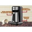 Aparat pentru preparat cafea turceasca HAUSBERG HB-3821IN, 400-500W, 250ml, protective supraincalzire, termostat, Inox-Negru
