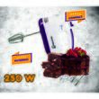 Mixer de mana, Hausberg HB-4112MV, Alb/Mov, 250 W, 7 viteze