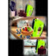 Mixer de mana, Hausberg HB-4112VR, Alb/Verde, 250 W, 7 viteze