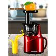 Storcator fructe Hausberg HB-7519RS, prin presare la rece, 150 W, 400 ml, Rosu