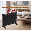 Convector electric Hausberg HB-8204, 2500W, 2 trepte putere, Siguranta impotriva rasturnarii, Negru