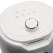 Friteuza cu aer cald HAUSBERG HB-2351, 1000-1200 W, 2.6 litri, temporizator 30 min, oprire automata, indicator luminos, termostat reglabil 80-200 grade C, protectie supraincalzire, picioare antiderapante, Alb
