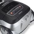 Професионална прахосмукачка с торба Hausberg HB-2875NG, 2400 W, ниво на шума 70 dB, капацитет 4 л, въздушен филтър Hepa с 5 нива, дължина на кабела 5 м, светодиоден дисплей, устойчив маркуч, черен/сребрист