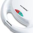 Sandwich Maker Hausberg HB-3522AB, 1200 W , culoare alb, avertizare led, model grill