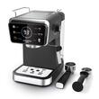 Espressor 2 in 1 HAUSBERG HB-3730IN, Hot & Cold, 20 bari, 1350 W, 1,5 L, Protectie la Supraincalzire si Suprapresiune, ERP, NTC, PID, Timer, Display, Spumare, Cafea macinata si capsule