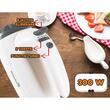 Mixer de mana Hausberg HB-4119AB, 5 viteze, putere 300W, motor de cupru, Alb
