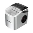 Aparat de preparat gheata HAUSBERG HB-6019IN, capacitate vas apa 1.2 litri, productie cuburi gheata 12-15 kg / 24 ore, capacitate de stocare 0.6 kg, 9 cuburi/6-9 min, argintiu