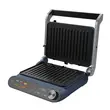 Sandwich Maker 2 in 1 HAUSBERG HB-635, Putere 2200 W, Placi pentru sanwich si grill, Acoperite cu strat anti-aderent, Ecran tactil digital, 7 programe diferite de gatit, Culoare Albastru/Gri
