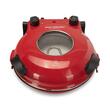 Cuptor special pentru pizza XL HAUSBERG HB-675RS cu suprafata de coacere din piatra, termoregulator pana la 405° C, Rosu