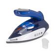 Mini fier de calcat Hausberg HB-7810BL, 1000 W, De voiaj, 75 ml, Ceramica, Auto curatarе, Alb-Albastru