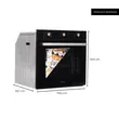 Cuptor incorporabil Hausberg HB-8053NG, Electric, Putere 2225 W, 71 l, 8 Functii, Ventilatie, Timer, Clasa A, Negru