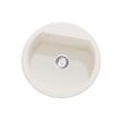 Chiuveta bucatarie Hausberg Adina HBC-9700, compozit, alb-bej, cuva rotunda, 51 cm