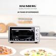 Cuptor Electric Hausberg HB-8000P capacitate 48 Litri, putere 1800W, Temperatura maxima 230 grade, timer prevazut cu alarma sonora