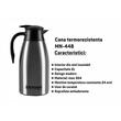 Cana termorezistenta Ertone MN-448, de 2 L, design modern, Inox