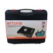 Aragaz portabil camping Ertone ERT-MN231NG, Pentru butelii spray, 2,2 kW, Aprindere piezo, Negru