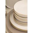 Сервиз за хранене Kutahya Porselen Moderna Matte от 16 части за 4 души в кремав порцелан