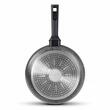 Tigaie antiaderenta FLONAL cu 5 straturi de acoperire cu efect de piatra Magma-Tech, 26cm