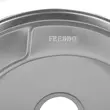 Chiuveta bucatarie Freddo SN9000, pentru blat, anticalcar, finisaj anticalcar, cu preaplin, diametru 49cm, rotunda, inox