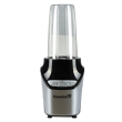 Blender 2 in 1 , putere 1000W, Hausberg HB7705NG, Nutrition Extractor,8 piese, Negru