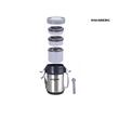 Cutie de pranz Thermos Hausberg HB H1461, 2 litri, otel inoxidabil, 3 recipiente separate, lingura, furculita, inox