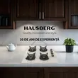 Hausberg HB-570 Rustic Плот за вграждане, 4 котлона, газ, 60 см, бежов
