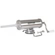 Aparat cu sprit pentru prepararea carnatilor, capacitate 2.5 Kg, aluminiu inoxidabil, Argintiu