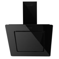 Hausberg HB-1290 декоративен аспиратор за вграждане, абсорбираща мощност 600 mc/h, 60 см, сензорно управление, алуминиев филтър, черен