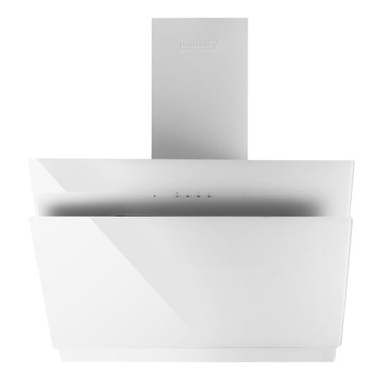 Декоративен аспиратор за вграждане Hausberg HB-1390, Абсорбционна мощност 650 mc/h, 60 см, Сензорно управление, Алуминиев филтър, Бял