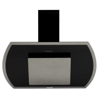 Декоративен аспиратор Hausberg HB-1395, мощност на абсорбиране 650 Mc/H, 60 см, сензорно управление, алуминиев филтър, черен