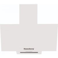 Hausberg HB-1510AB декоративен аспиратор за вграждане, 60см, алуминиев филтър, еко мотор 450м3/ч, Бял