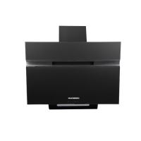 Hota Incorporabila decorativa Hausberg HB-1835NG, 60 cm, putere de absorbtie 450m3/h, Filtru aluminiu, Negru