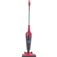 Вертикална прахосмукачка 2 в 1 HAUSBERG HB-2025RS, без торба, сухо засмукване, Hepa филтър, 0.5 L, 600-800W, Червено-бяла