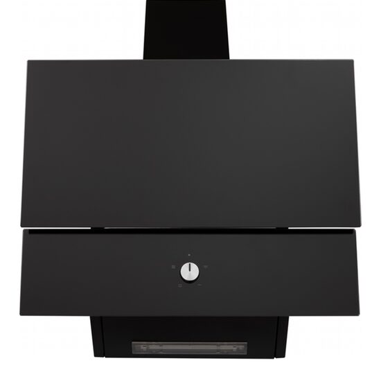 Декоративен аспиратор за вграждане Hausberg HB-2285NG, 163W, Алуминиев филтър, максимална мощност на абсорбиране 650 m3/h, 60 см, Черен